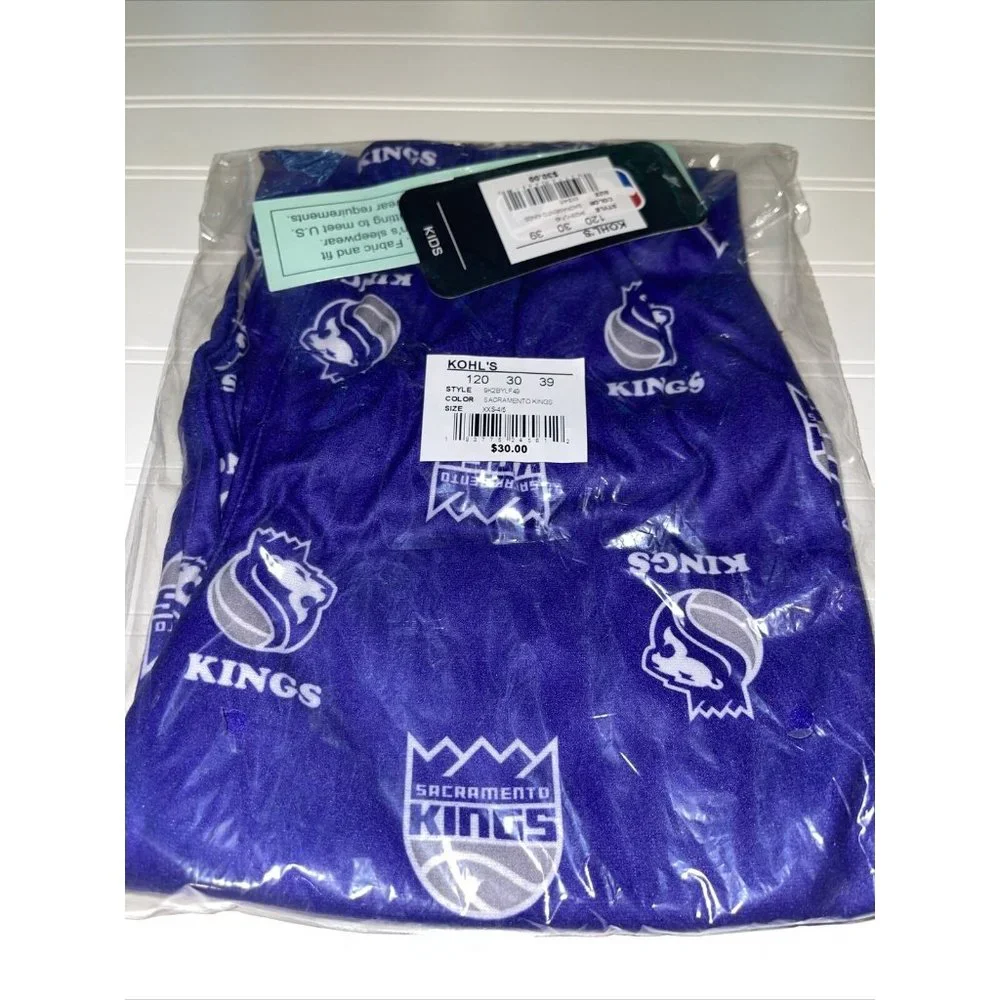 Little Boy's Sacramento Kings NBA Lounge Pants 4-5